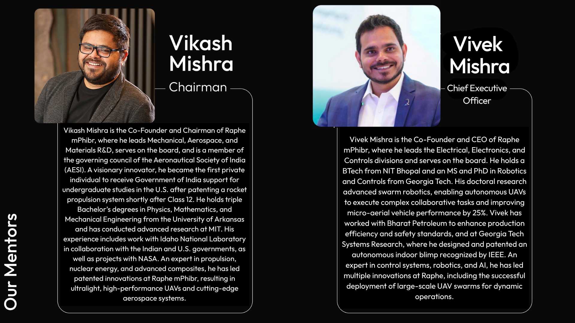 Our Mentors